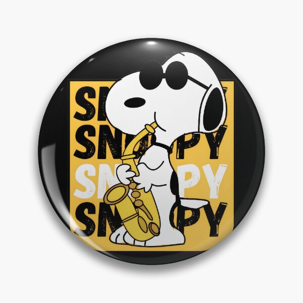 Item preview, Snoopy Saxophone Peanuts Jazz Musician Fan designed and sold by LysiTHWIP.