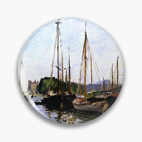 Item preview, Pleasure Boats at Argenteuil: Impression of Leisure on the Seine Sunlit Waters designed and sold by artdesignsnow.