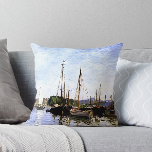 Item preview, Pleasure Boats at Argenteuil: Impression of Leisure on the Seine Sunlit Waters designed and sold by artdesignsnow.