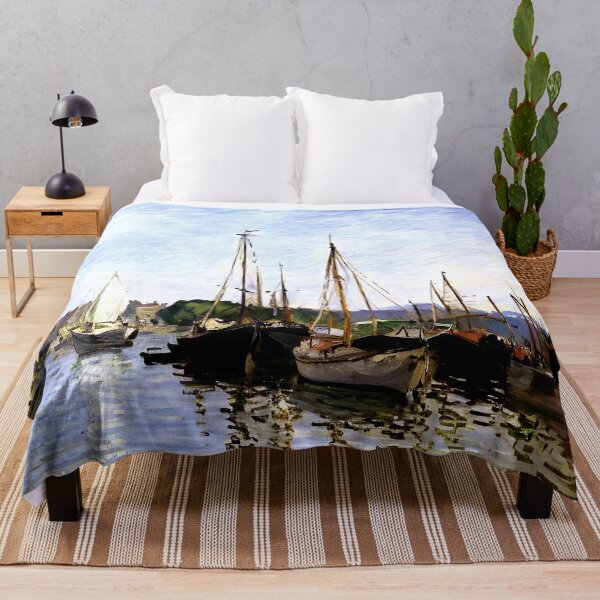 Item preview, Pleasure Boats at Argenteuil: Impression of Leisure on the Seine Sunlit Waters designed and sold by artdesignsnow.
