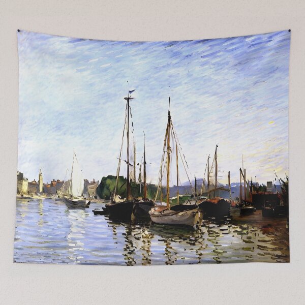 Item preview, Pleasure Boats at Argenteuil: Impression of Leisure on the Seine Sunlit Waters designed and sold by artdesignsnow.