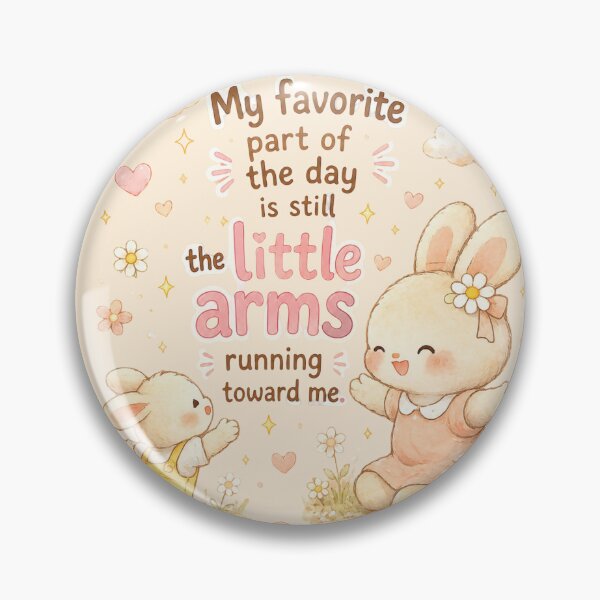 Item preview, My Favorite Part of the Day Is Still the Little Arms Running Toward Me | Cute Motherhood Bunny Watercolor designed and sold by PromptCoreNexus.