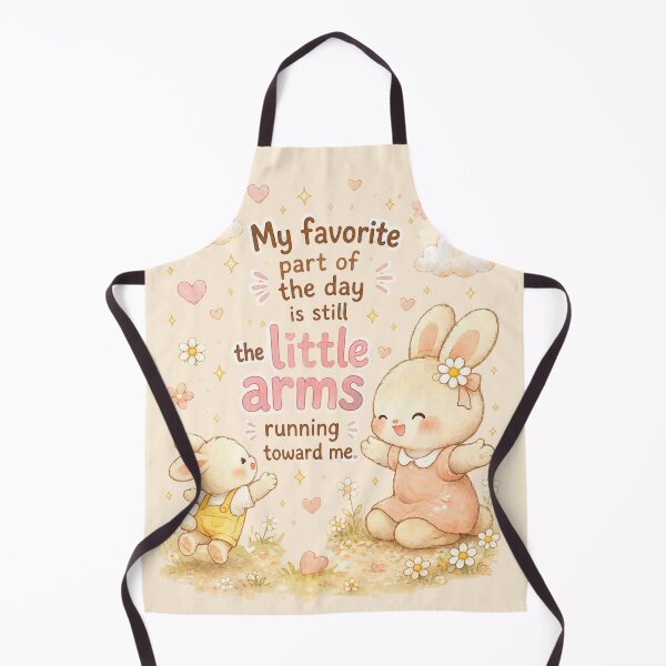Item preview, My Favorite Part of the Day Is Still the Little Arms Running Toward Me | Cute Motherhood Bunny Watercolor designed and sold by PromptCoreNexus.