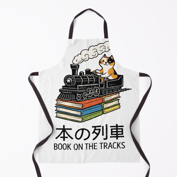 Item preview, Book Train Cat T-Shirt designed and sold by Matinez Pink.