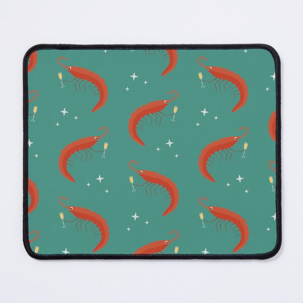 Item preview, Toasting shrimps on blue designed and sold by reneesillus.