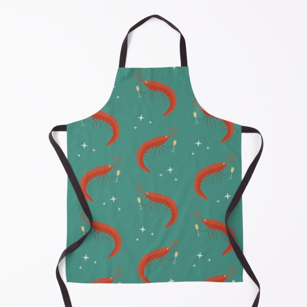 Item preview, Toasting shrimps on blue designed and sold by reneesillus.