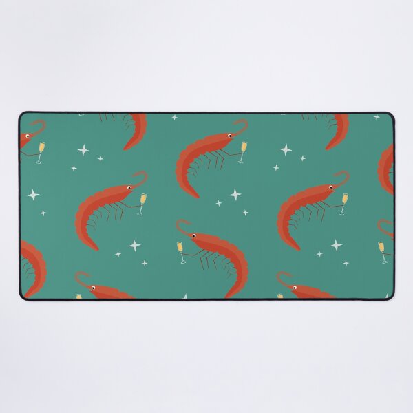 Item preview, Toasting shrimps on blue designed and sold by reneesillus.