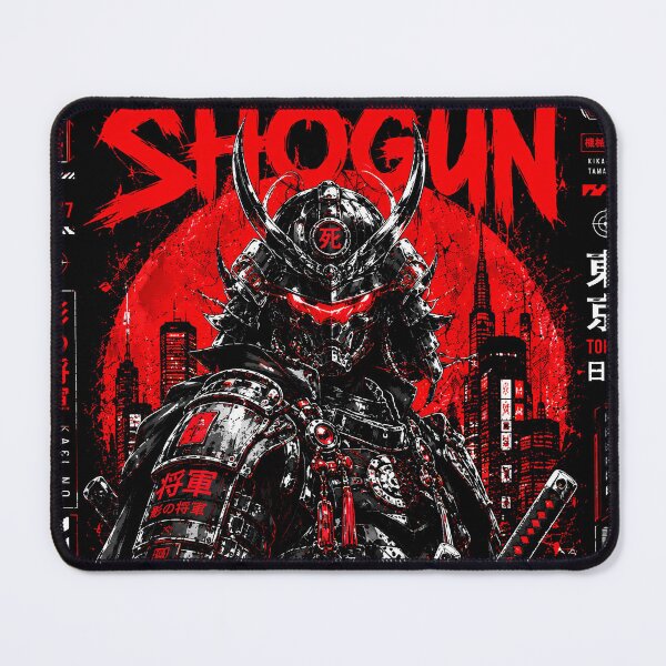 Item preview, Cyberpunk Shadow Shogun - Neo Tokyo Cyber Samurai Art designed and sold by saamessart.