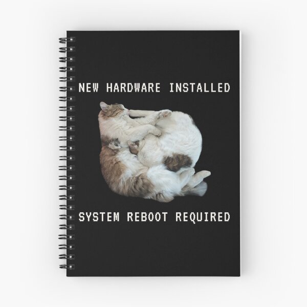 Item preview, New Hardware Installed - Funny Cat Tech Design designed and sold by MB-CatPrints.