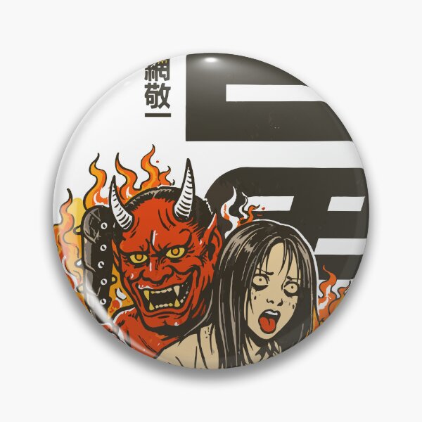 Item preview, Japanese Demon Horror T-Shirt designed and sold by Matinez Pink.