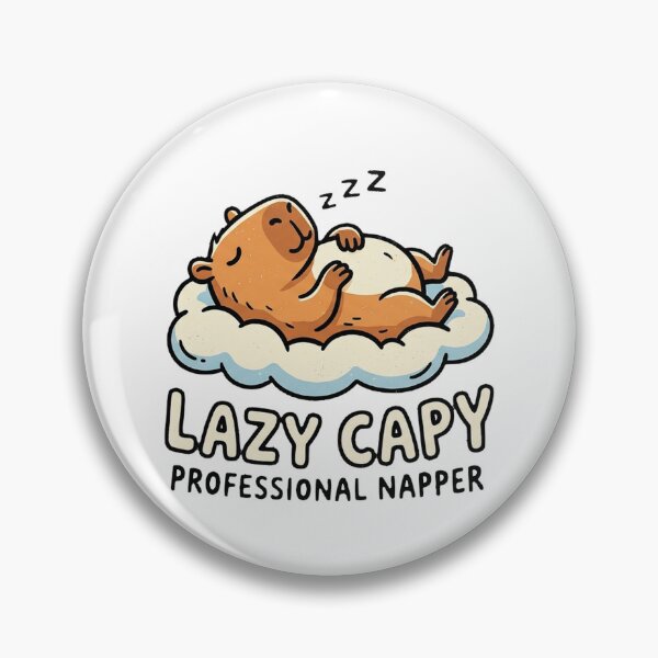 Item preview, Lazy Capy Funny Capybara Napping Lazy Cute Capybara Introvert designed and sold by Yellowriversss.
