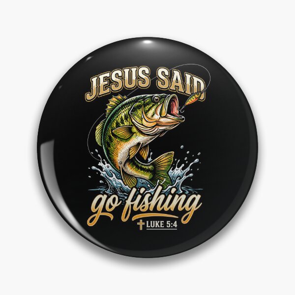 Item preview, Jesus Said Go Fishing designed and sold by ChrisPfeiffer.