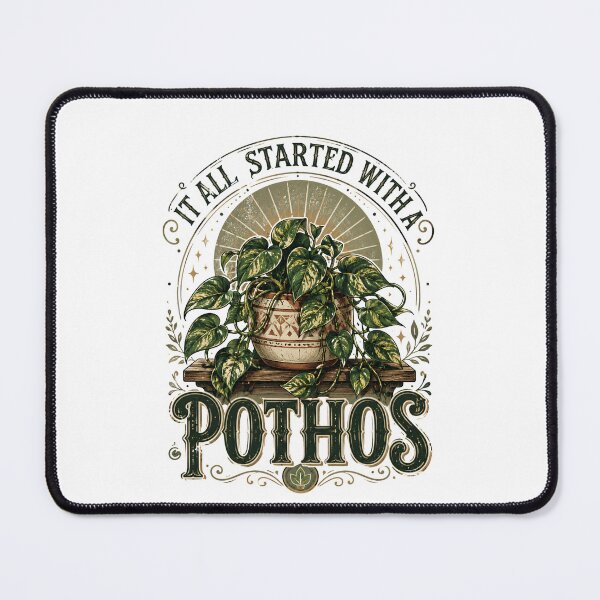 Item preview, It All Started With a Pothos Vintage Houseplant Lover designed and sold by THREE LITTLE BEANS.