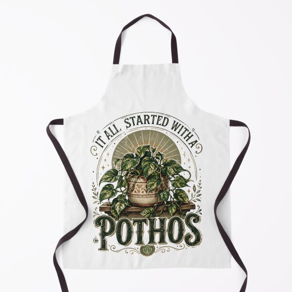 Item preview, It All Started With a Pothos Vintage Houseplant Lover designed and sold by THREE LITTLE BEANS.
