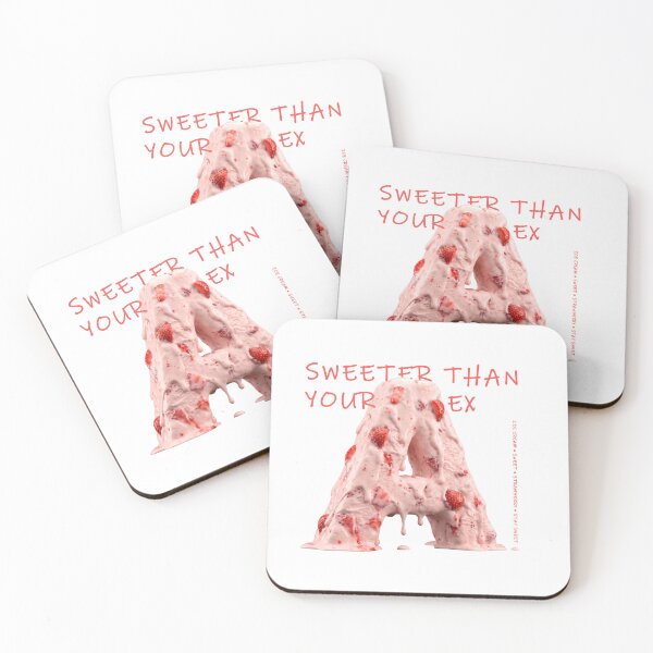 Item preview, Sweeter Than Your Ex - Strawberry Ice Cream Letter A designed and sold by JOCSTOCK.