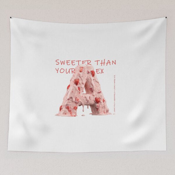 Item preview, Sweeter Than Your Ex - Strawberry Ice Cream Letter A designed and sold by JOCSTOCK.