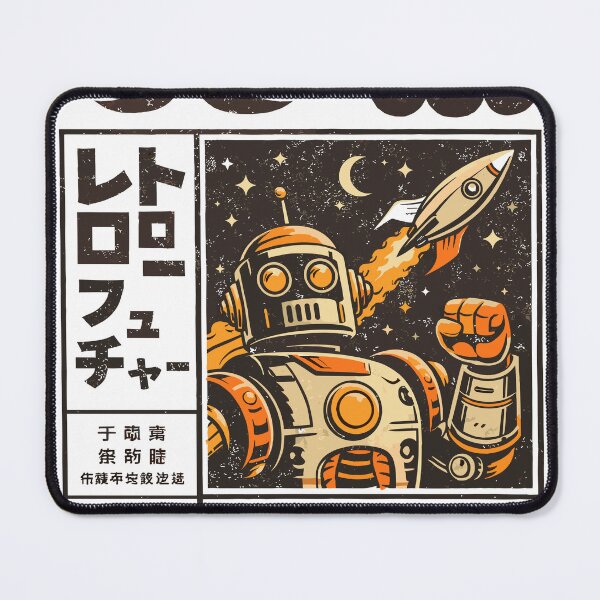 Item preview, Retro Futuristic Robot Spaceship T-Shirt designed and sold by Matinez Pink.