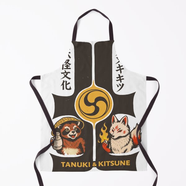 Item preview, Tanuki & Kitsune Japanese Mythology T-Shirt designed and sold by Matinez Pink.