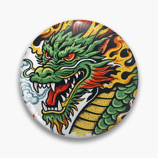 Item preview, Dragon Fire Tattoo T-Shirt designed and sold by Matinez Pink.