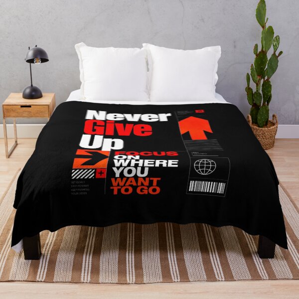 Item preview, Never Give Up Motivation Graphic Design designed and sold by graphixpolash.