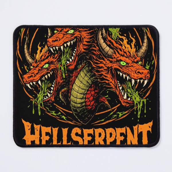 Item preview, Hell Serpent T-Shirt designed and sold by Matinez Pink.