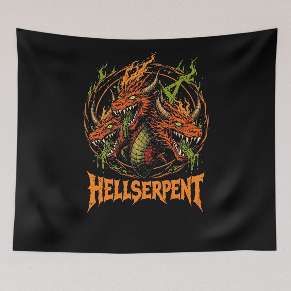 Item preview, Hell Serpent T-Shirt designed and sold by Matinez Pink.