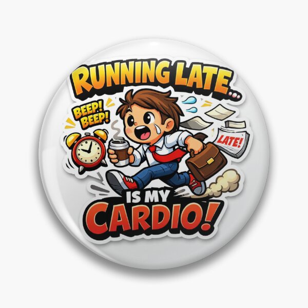 Item preview, Running late is my cardio! designed and sold by Arcobalia.