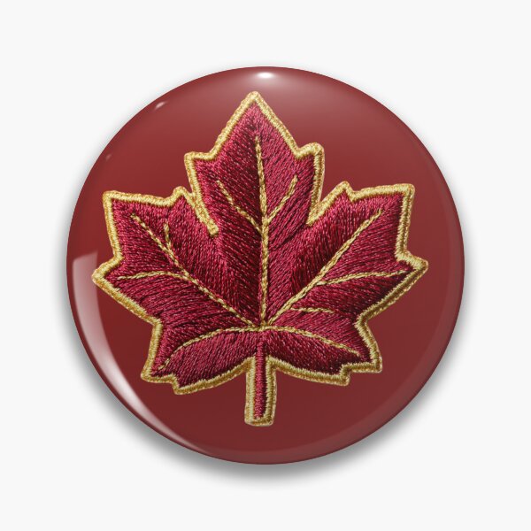 Item preview, Classic Maple Leaf Embroidery designed and sold by MegaNovaArt.