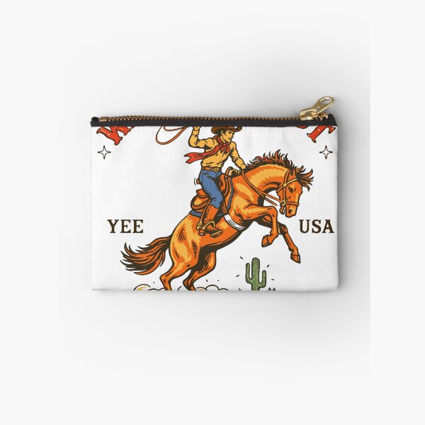 Aperçu de l'œuvre T-shirt western cowboy à cheval et rodéo créée et vendue par Matinez Pink.