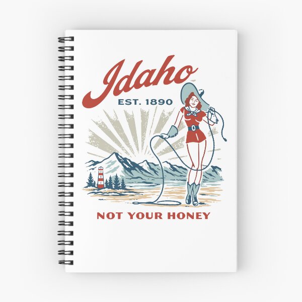 Item preview, Idaho Retro Cowgirl T-Shirt designed and sold by Matinez Pink.