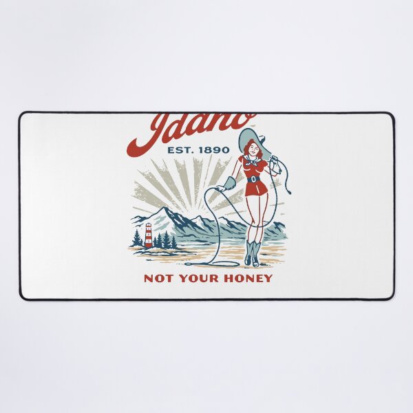 Item preview, Idaho Retro Cowgirl T-Shirt designed and sold by Matinez Pink.