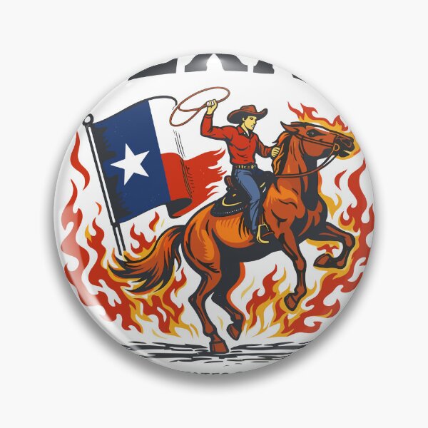 Item preview, Texas Cowboy Horse Flag T-Shirt designed and sold by Matinez Pink.