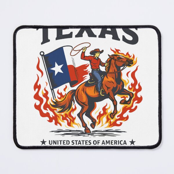 Item preview, Texas Cowboy Horse Flag T-Shirt designed and sold by Matinez Pink.