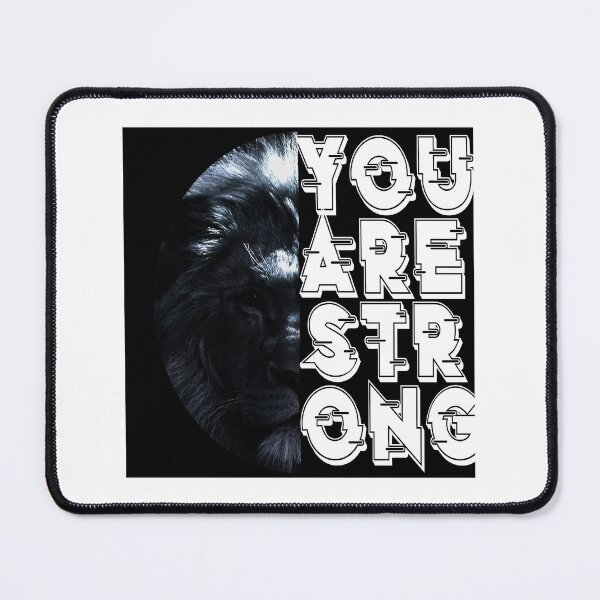 Item preview, You Are Strong – Lion Motivational T-Shirt designed and sold by TTopDesign.
