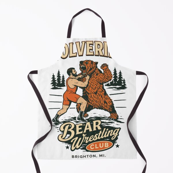 Item preview, Wolverine Bear Wrestling Club T-Shirt designed and sold by Matinez Pink.