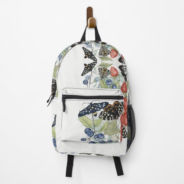 Item preview, Specular Botanical Pattern with Berries and Insects designed and sold by Denberna.
