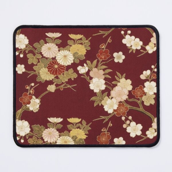 Item preview, Japanese Floral Seamless Pattern – Vintage Sakura & Chrysanthemum Botanical designed and sold by FashioonTrends.