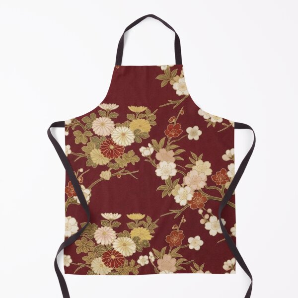 Item preview, Japanese Floral Seamless Pattern – Vintage Sakura & Chrysanthemum Botanical designed and sold by FashioonTrends.