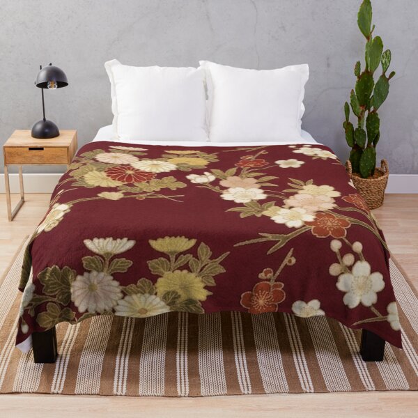 Item preview, Japanese Floral Seamless Pattern – Vintage Sakura & Chrysanthemum Botanical designed and sold by FashioonTrends.