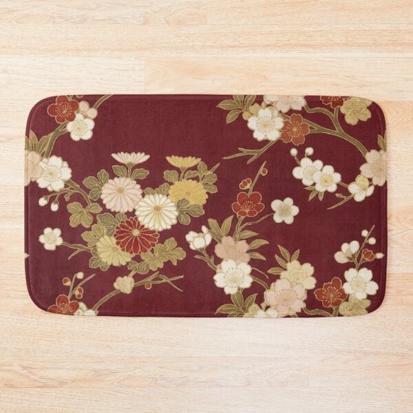 Item preview, Japanese Floral Seamless Pattern – Vintage Sakura & Chrysanthemum Botanical designed and sold by FashioonTrends.