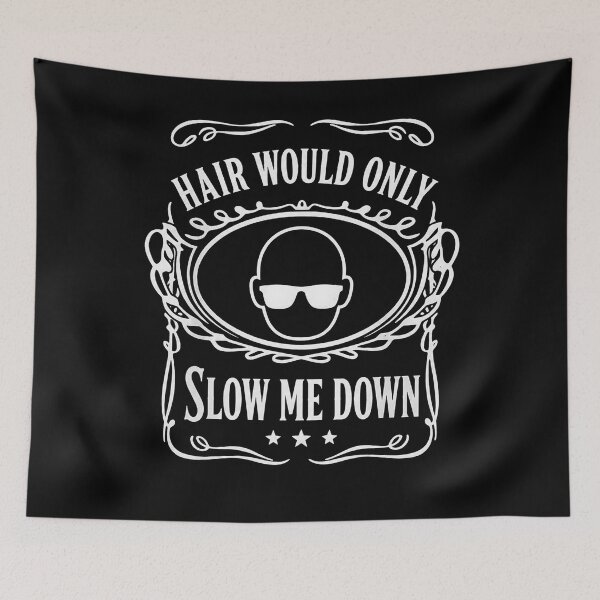 Item preview, Bald Father's Day Gift, Hair Would Only Slow Me Down T-shirt, Funny Bald Man, Fathers Day Gift for Bald Men  designed and sold by THREE LITTLE BEANS.
