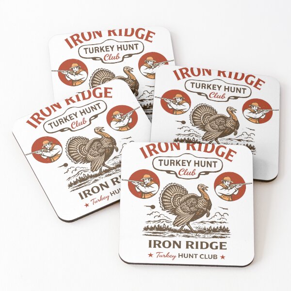 Artikelvorschau, Iron Ridge Turkey Hunt Club T-Shirt entworfen und verkauft von Matinez Pink.