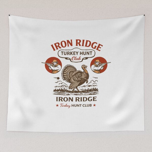 Item preview, Iron Ridge Turkey Hunt Club T-Shirt designed and sold by Matinez Pink.