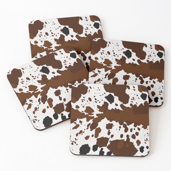 Item preview, Brown Cow Print Pattern | Western Cowhide Rustic Farmhouse Design designed and sold by lavanya11.
