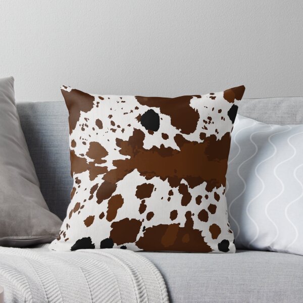 Item preview, Brown Cow Print Pattern | Western Cowhide Rustic Farmhouse Design designed and sold by lavanya11.