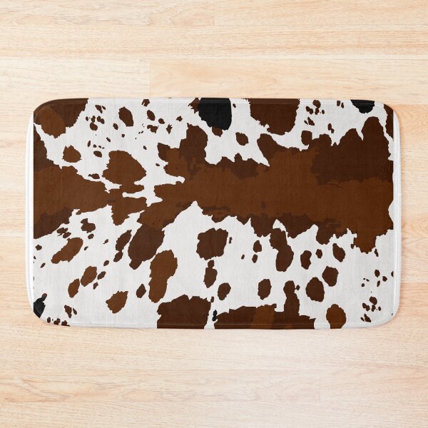 Item preview, Brown Cow Print Pattern | Western Cowhide Rustic Farmhouse Design designed and sold by lavanya11.