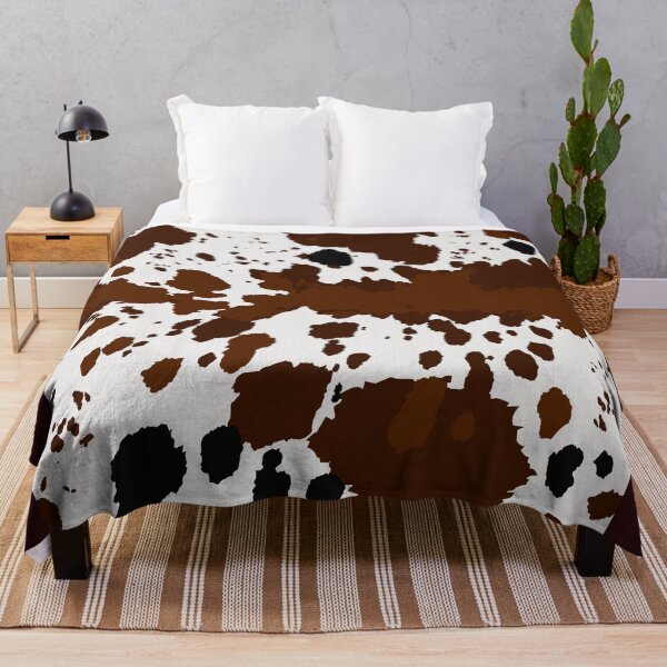 Item preview, Brown Cow Print Pattern | Western Cowhide Rustic Farmhouse Design designed and sold by lavanya11.