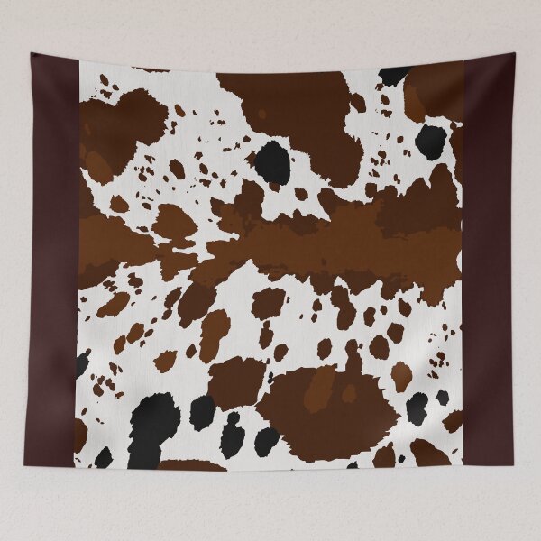 Item preview, Brown Cow Print Pattern | Western Cowhide Rustic Farmhouse Design designed and sold by lavanya11.