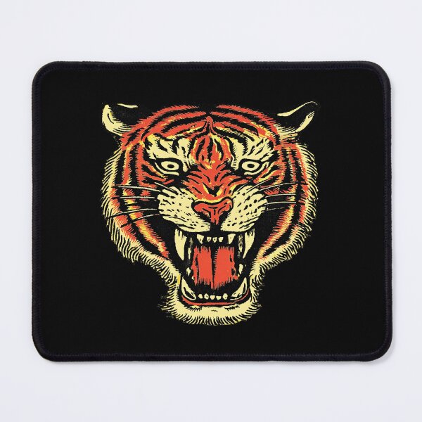 Item preview, American Traditional Tattoo Tiger Head Design designed and sold by trajeado14.