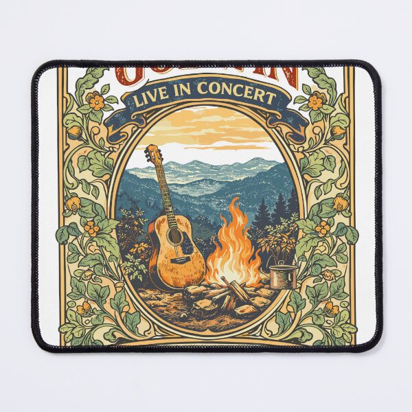 Item preview, Campfire Guitar Concert T-Shirt designed and sold by Matinez Pink.